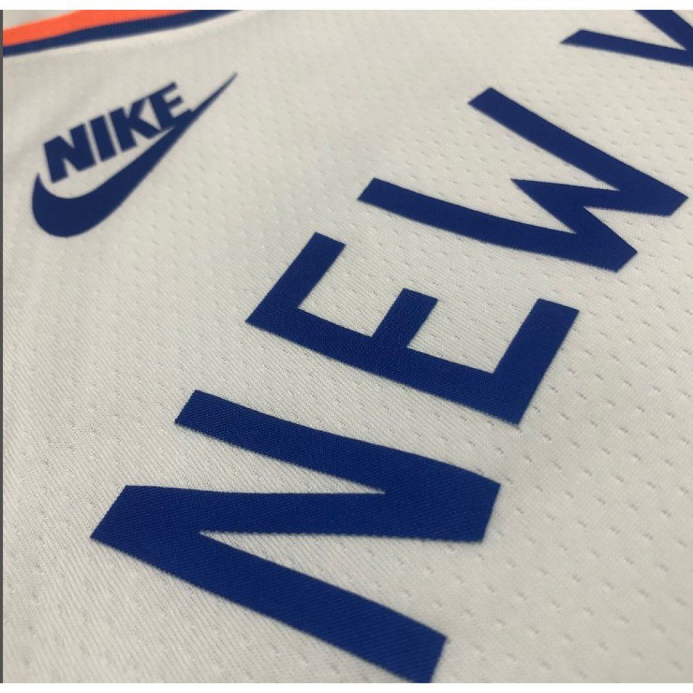 Men's New York Knicks Kemba Walker #8 White 2021/22 Swingman Jersey - Classic Edition-Pro Kit Vault | Brand New 26/27 Sports Jerseys